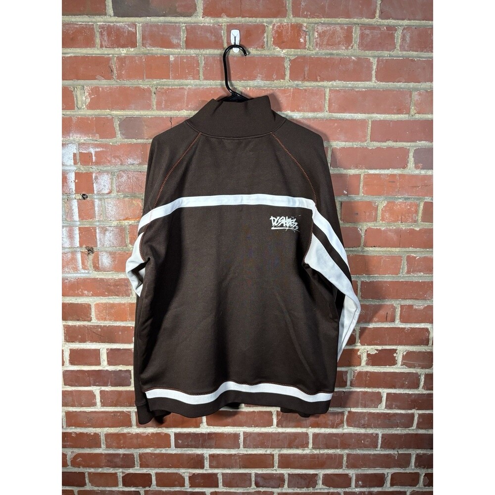 Vintage Y2k DC Shoes Track Jacket Skater Skateboarding Brown Graphic Sz XXL - Picture 8 of 9